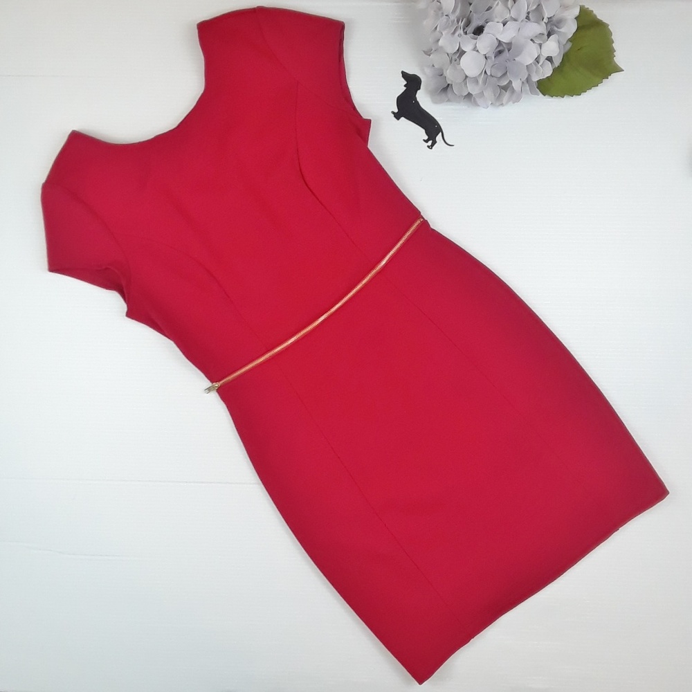 Romeo and Juliet couture red dress. Sz S.